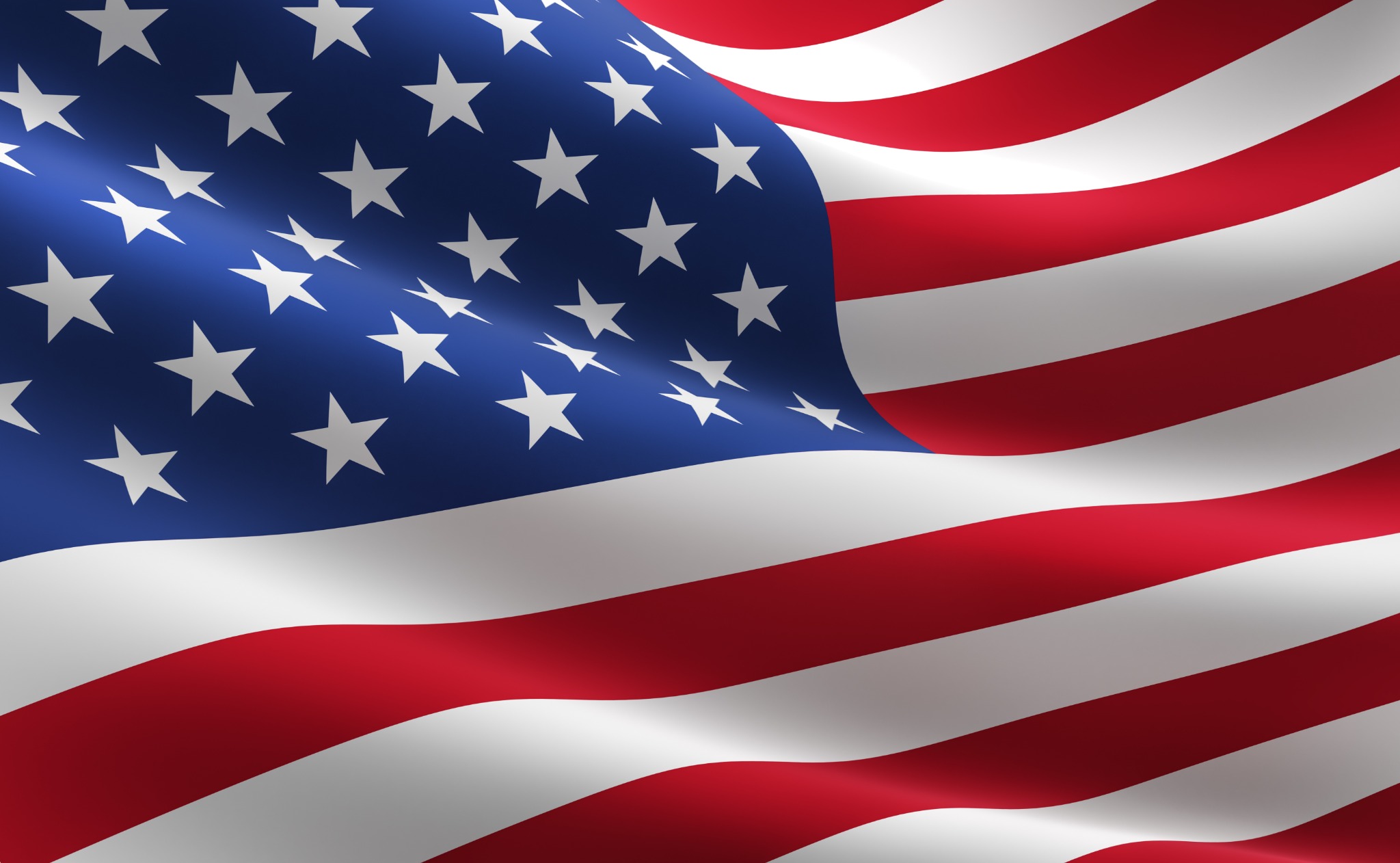 American flag honoring veterans